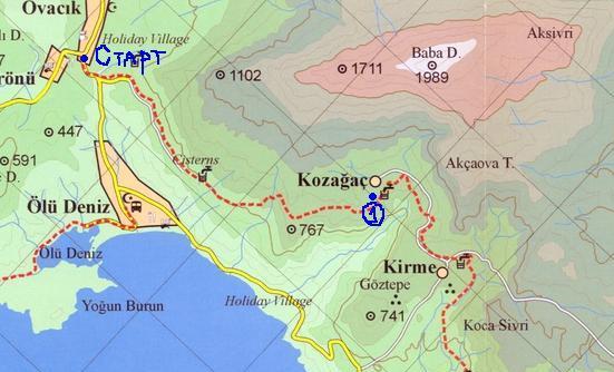 GPX Ликийская тропа трек