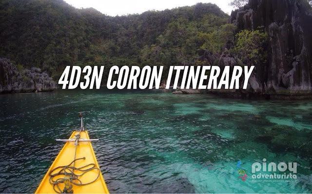 SAMPLE CORON ITINERARY PALAWAN TRAVEL GUIDE BLOG