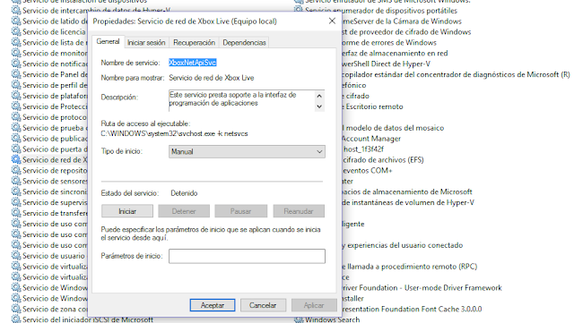 Servicios de windows