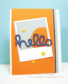 Hello Sunshine card-designed by Lori Tecler/Inking Aloud