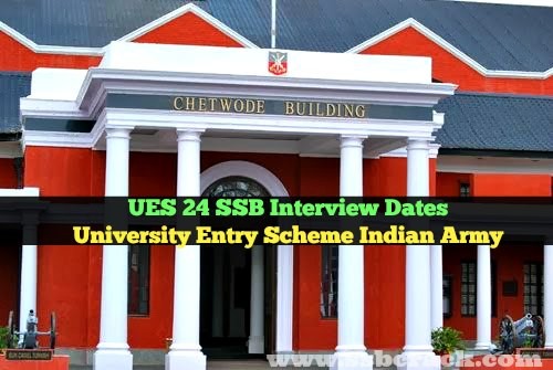 UES 24 SSB Interview Dates