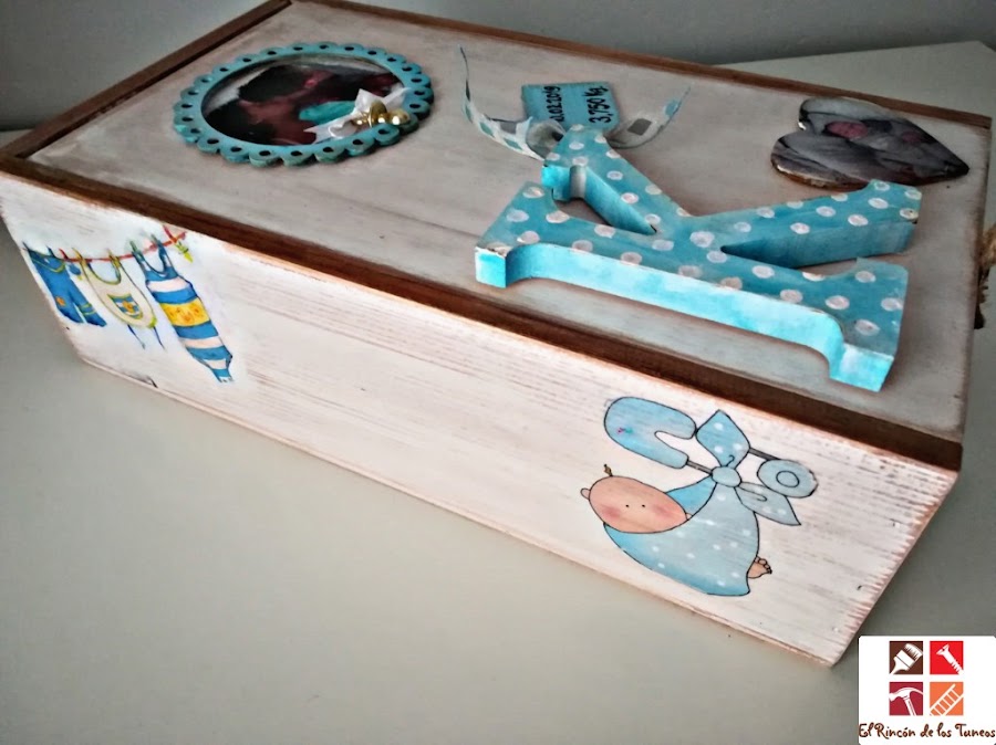 diy caja de vino personalizada