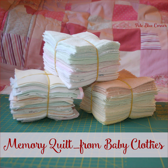 Memory Quilt from Baby Clothes