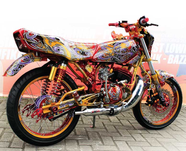Yamaha RXKing 1999 Airbrush Grafis Modis CDRVariasi