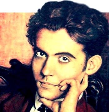 Federico García Lorca Retrato de Federico García Lorca a a color