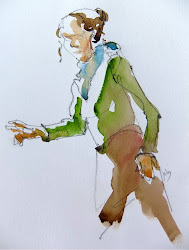 nora macphail figure painting watercolor artist december sport