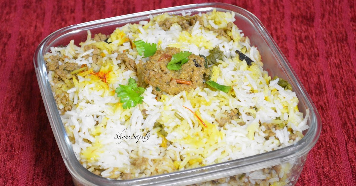 My Cooking Experiments......... Minced Beef Biriyani (Keema Biriyani)