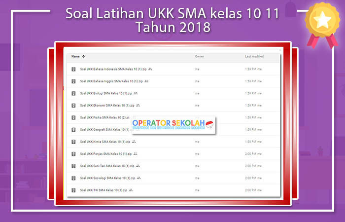 Soal Latihan UKK SMA kelas 10 11 Tahun 2018 Soal Latihan UKK SMA kelas 10 11 Tahun 2018