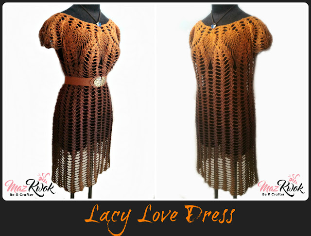 crochet lacy love dress