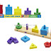 Melissa & Doug Stack and Sort Board - Wooden Educational Toy With 15 Solid Wood Pieces