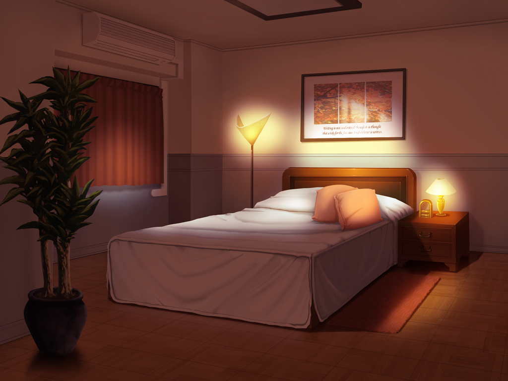 Anime Landscape: Bedroom (Anime Background)