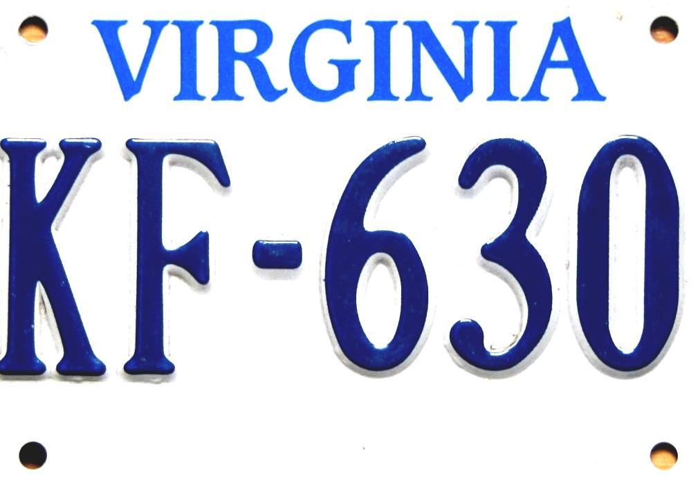 Vehicle Registration Plates Of Virginia Virginia State License Plates