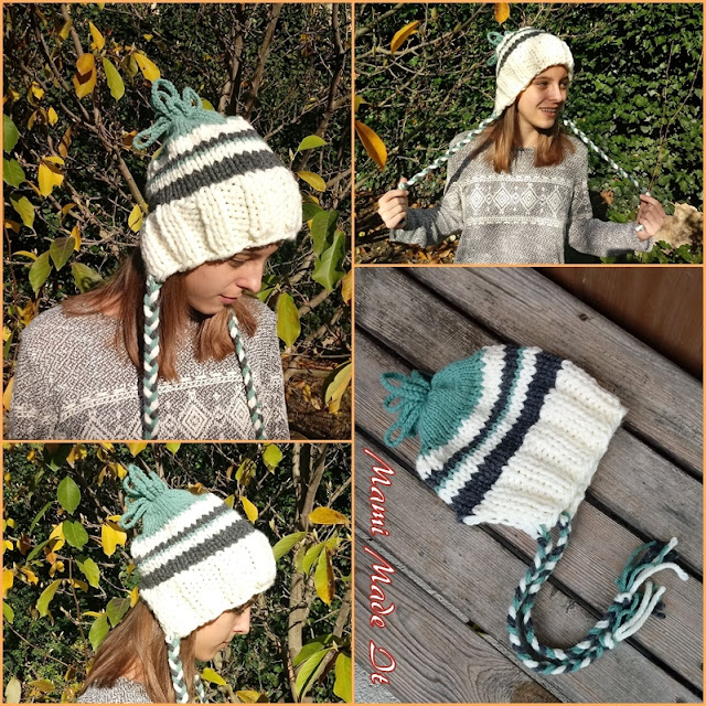 Knitted hat for girls