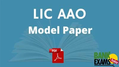 LIC AAO Model Paper