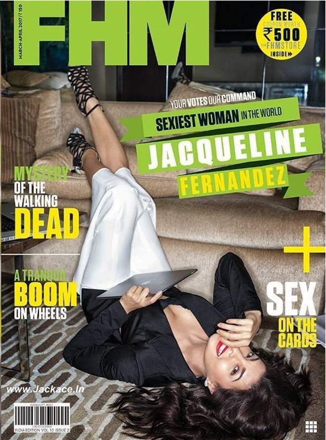 Jacqueline Fernandez Looks Sensational On The Cover Of FHM India