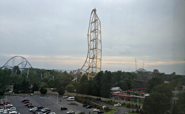 View from our room at @CedarPoint Hotel Breakers #bloggingatCP