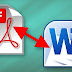 How to canvert pdf to word document without software free.