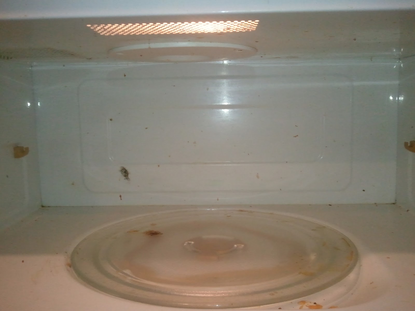 Living on a Coupon SIMPLIFY MY LIFE 3 STEPS TO AN EASILY CLEANED MICROWAVE!
