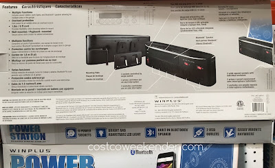 Costco 689101 - Winplus Power Station with Bluetooth Speaker and LED Work Light: great for any garage or workshop