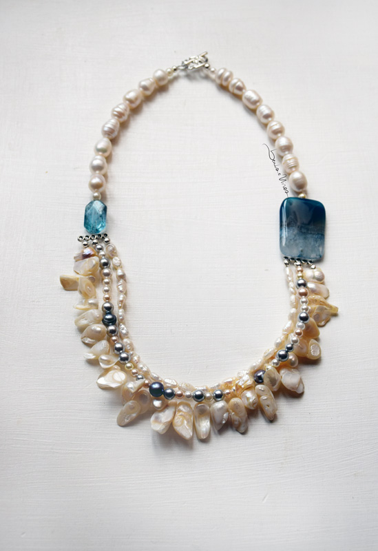 beads and wires collana di perle beads and wires collana di perle
