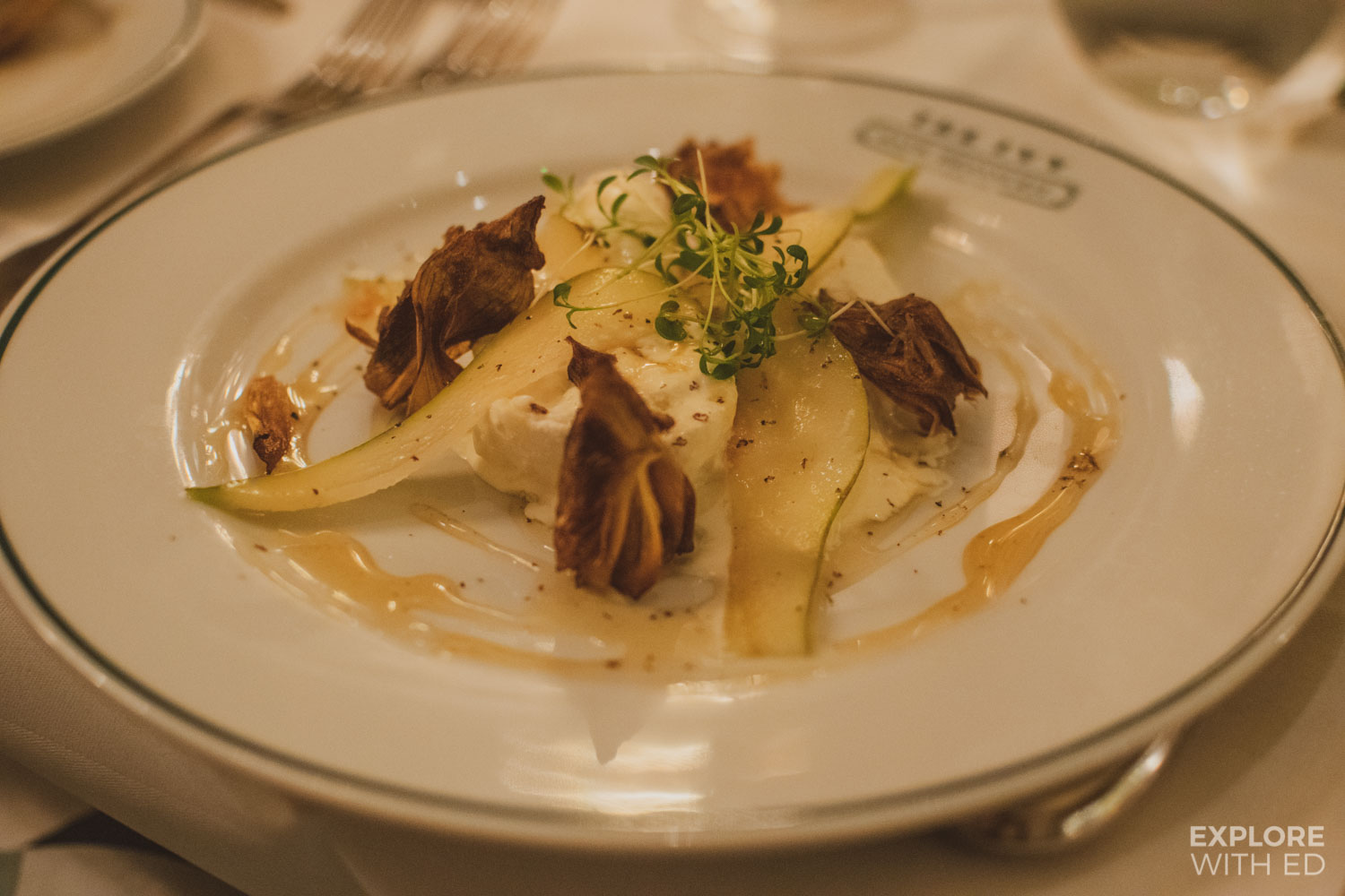 The Ivy Bath mozzarella starter