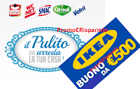 Tanti Premi con ''Il pulito che arreda la tua casa'': riviste come premio sicuro e vinci buoni IKEA da 500€ Logo Tanti Premi con ''Il pulito che arreda la tua casa'': riviste come premio sicuro e vinci buoni IKEA da 500€