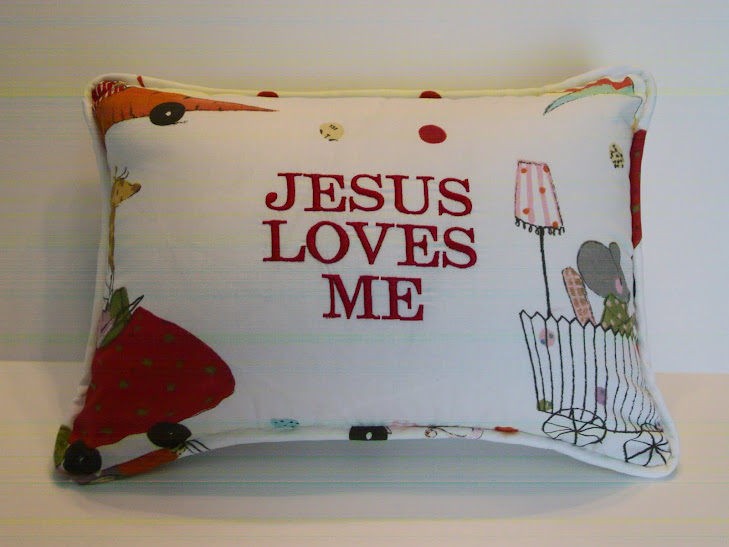 Jesus Loves Me - Whimsy Red