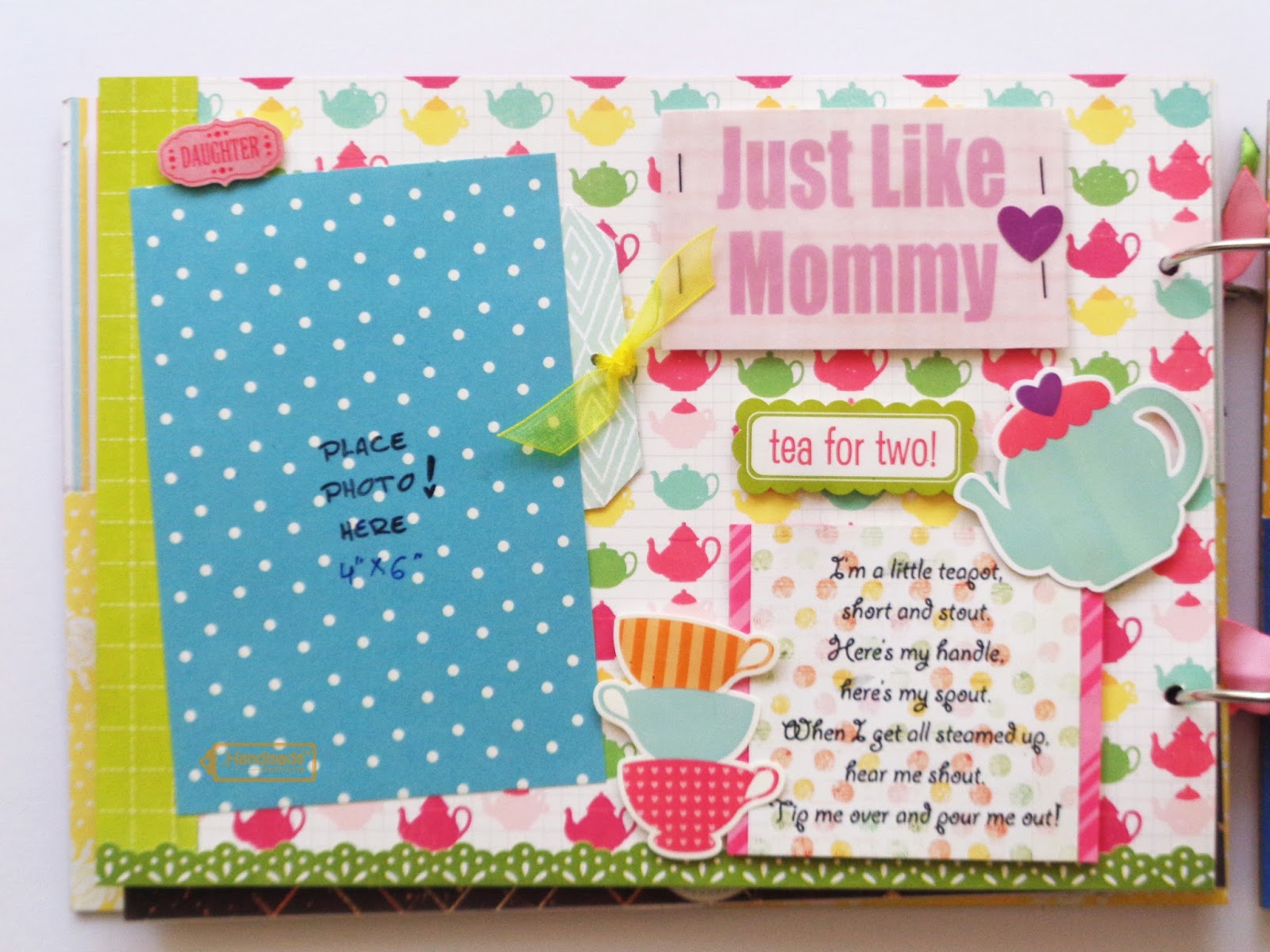 Baby Girl Scrapbook/Album Nursery Rhyme Theme!