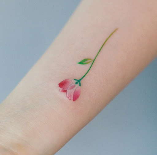 Este bonito pouco de flor