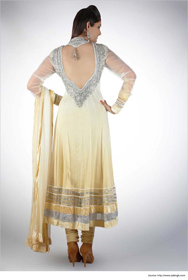 champagne dress with silver shoes