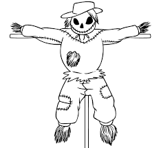 Scarecrow Coloring Page 7