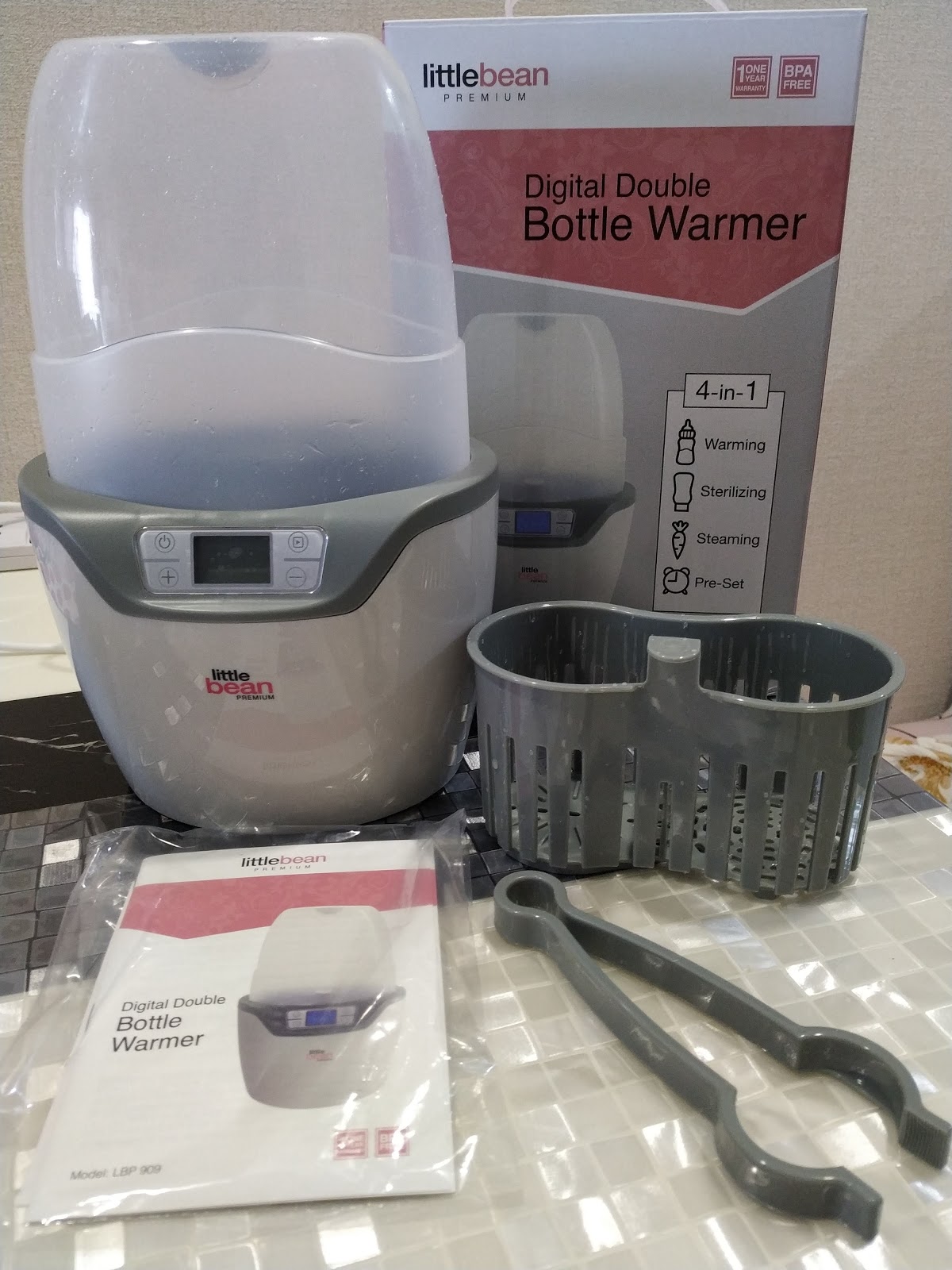 Little Bean Premium Digital Double Bottle Warmer