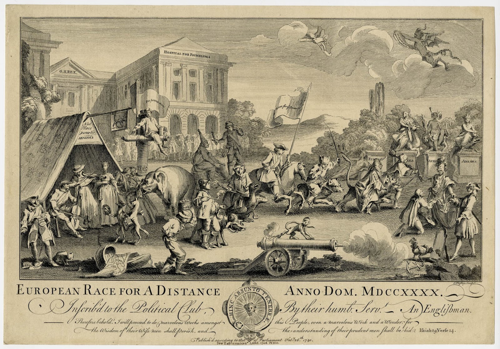 European Race for a Distance, 1740
