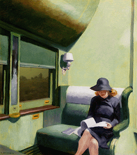 Compartment di Edward Hopper animato
