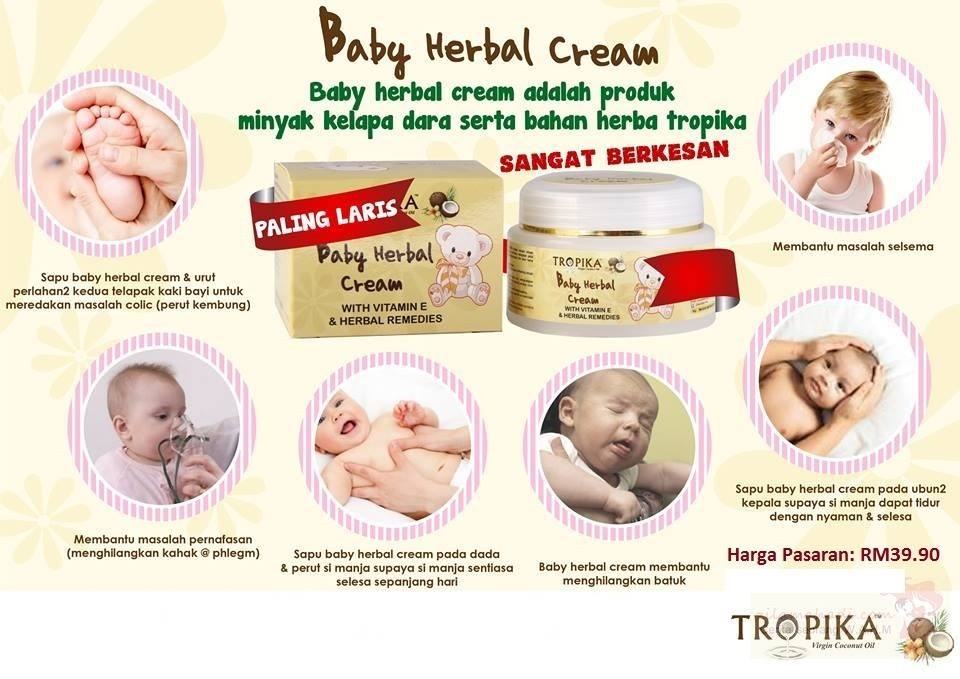 tropika baby herbal cream
