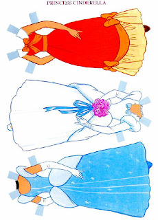 Bonecas de papel Princesas da Disney Princesas da Disney para você recortar e colocar as lindas roupinhas de papel: Branca de Neve, Cinderela, princesa Aurora e Ariel, a pequena sereia