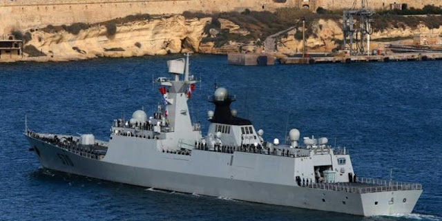 Salah satu kapal Angkatan Laut Tiongkok