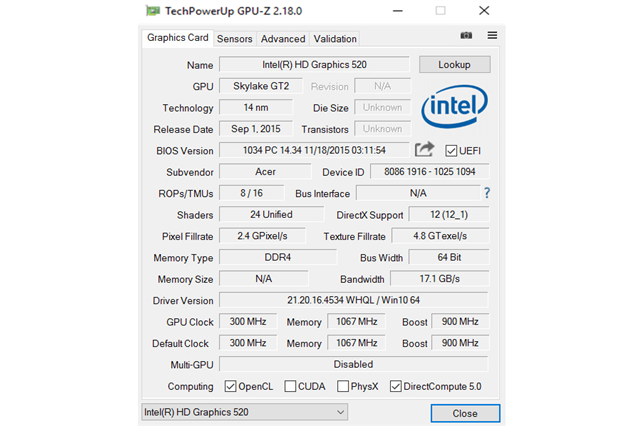تحميل برنامج معرفة قدرات بطاقة الرسومات الخاصة بجهاز الكمبيوتر GPU-Z 2.18.0