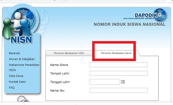 Cara Cek NISN Cara Cek NISN