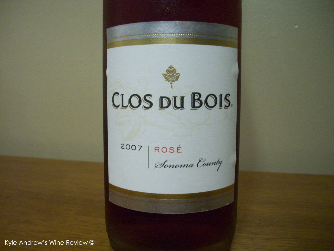 Kyle Andrew's Wine Review Clos Du Bois Rosé