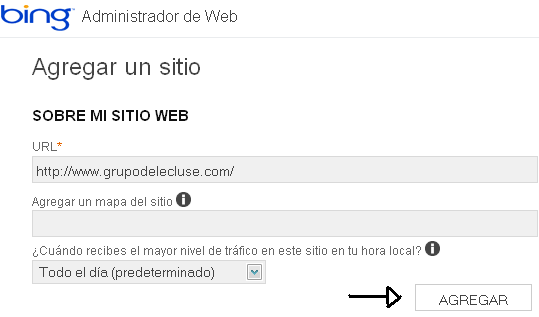 Como enviar un Sitemap a Bing y a Yahoo