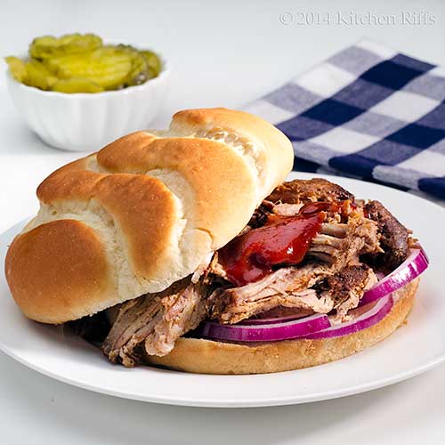 Kitchen Riffs Oven SlowCooked BBQ Pulled Pork