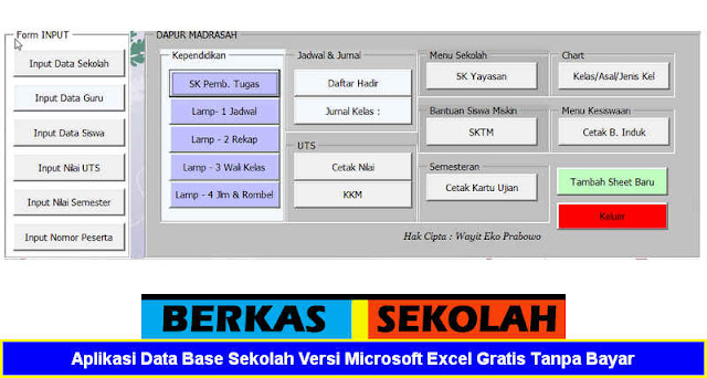 Aplikasi Data Base Sekolah Versi Microsoft Excel Gratis Tanpa Bayar Aplikasi Data Base Sekolah Versi Microsoft Excel Gratis Tanpa Bayar