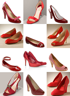 Valentines Day Red Color Shose