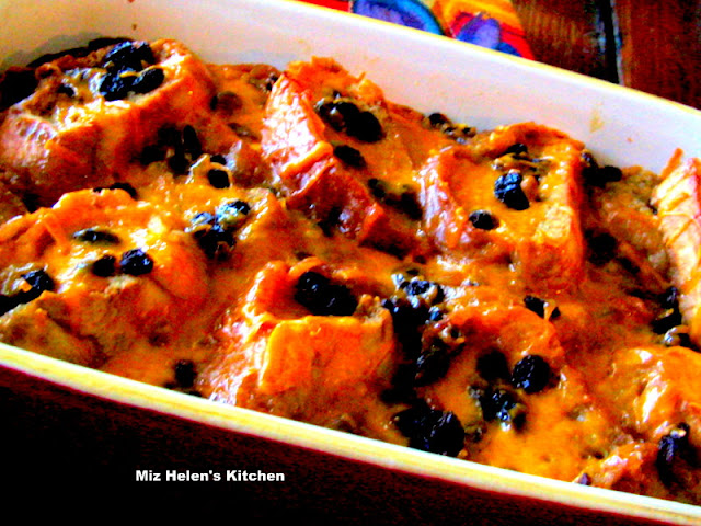 Mexican Bread Pudding at Miz Helen's Country Cottage