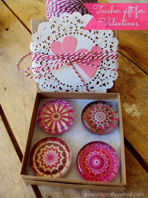 pink glass magnets