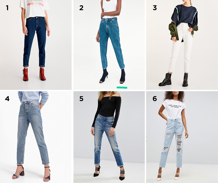 pantalones mom fit