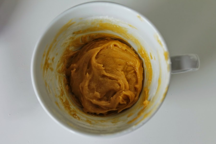 Receta y paso a paso Cookie in cup o Galleta hecha en taza