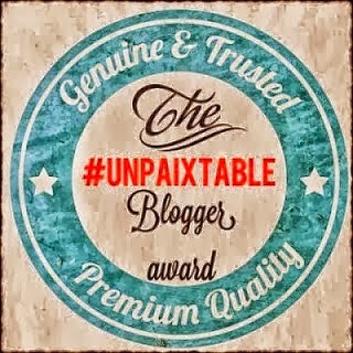 Ένα βραβείο από το "Unpaixtable Blogger Award"