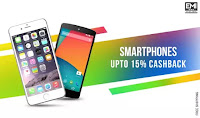 PayTm Mobiles at Lowest prices Extra upto 15% Cashback from Rs621